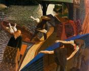 斯坦利 斯宾塞 : Swan Upping at Cookham